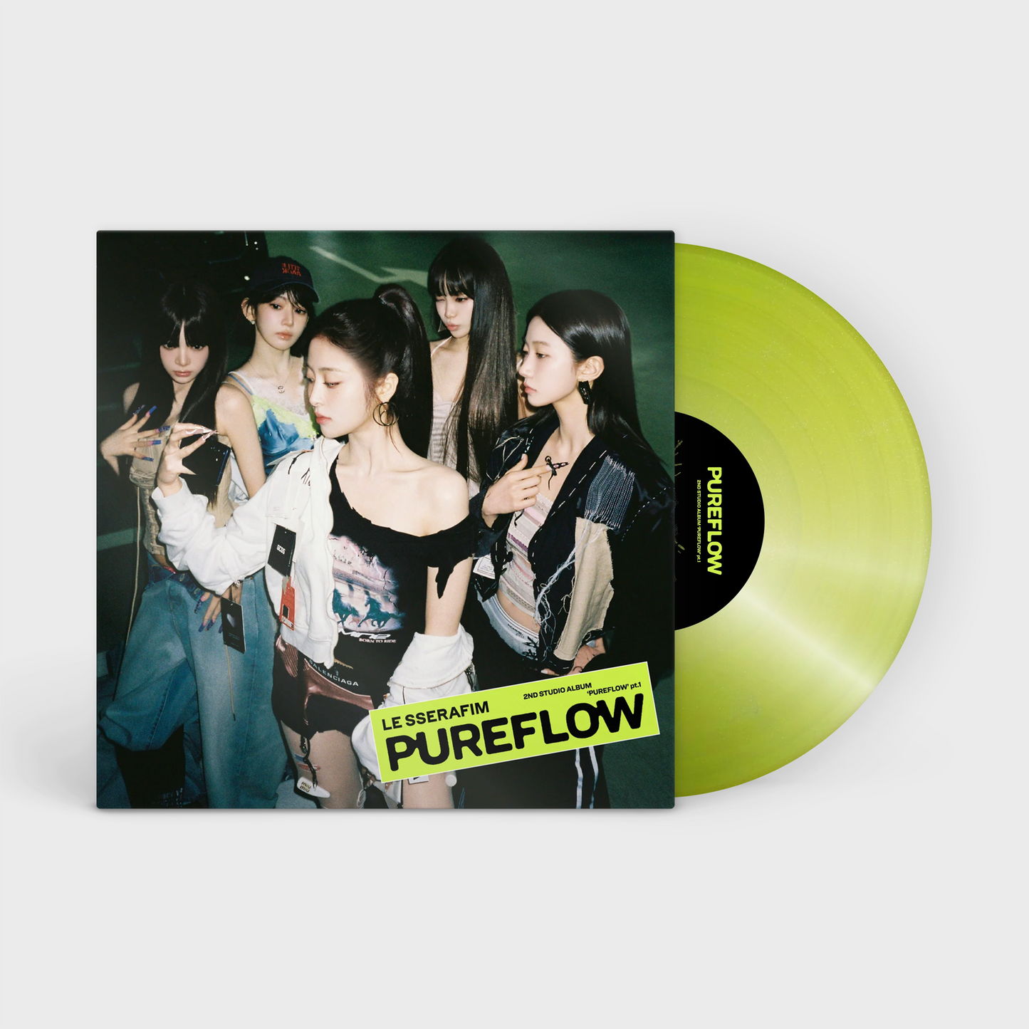 LE SSERAFIM - 2nd Studio Album 'PUREFLOW' Pt. 1 LP