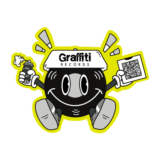 Graffiti Records Mascot Sticker - ADD ON ONLY